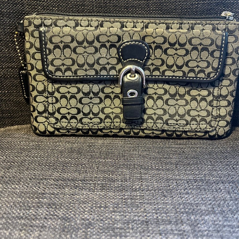 Coach Signature Wristlet